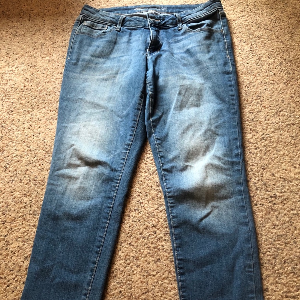 Ankle crop jeans